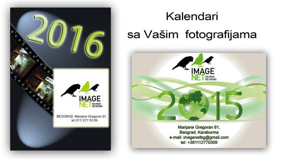 Kalendare možete poručiti sa Vašim fotografijama, logom firme.